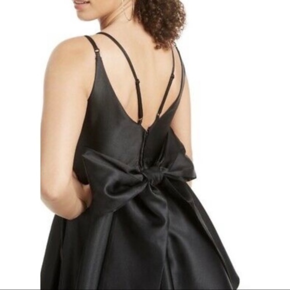 NWT Trixxi Bow Back Double Strap Dress Junior - Picture 2 of 8